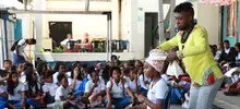 Una fiesta para celebrar la herencia africana en la IEO Carlos Holguín Mallarino, sede Niño Jesús de Atocha