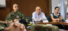 Armitage recibe del Ejército certificado que acredita a Cali como territorio libre de minas antipersonales