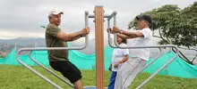 En Pampas del Mirador ya tienen en donde hacer ejercicio y actividad física