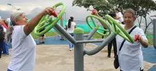 En Pampas del Mirador ya tienen en donde hacer ejercicio y actividad física