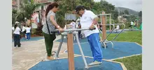 En Pampas del Mirador ya tienen en donde hacer ejercicio y actividad física
