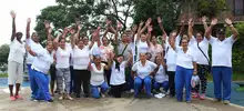 En Pampas del Mirador ya tienen en donde hacer ejercicio y actividad física