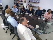 Alcalde recibió a la Presidenta de la Asociación Nacional de Periodistas Negros de Estados Unidos 