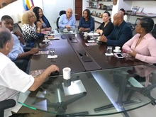 Alcalde recibió a la Presidenta de la Asociación Nacional de Periodistas Negros de Estados Unidos 