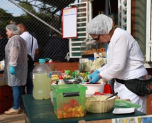Un total de 500 niños participaron de la primera Tienda Escolar Saludable en el corregimiento El Saladito. 