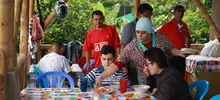 Más de 100 personas se benefician diariamente en el comedor comunitario del corregimiento Golondrinas 