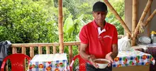 Más de 100 personas se benefician diariamente en el comedor comunitario del corregimiento Golondrinas 