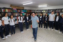 Servidores públicos y estudiantes caminaron por la Ruta de la integridad 