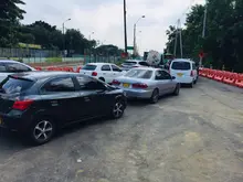 Comenzó pavimentación en la obra de la ampliación  de la vía Cali-Jamundí, se habilita primer tramo