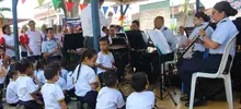 Adultos mayores disfrutaron del concierto de la Banda de la Escuela Militar de Aviación