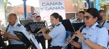 Adultos mayores disfrutaron del concierto de la Banda de la Escuela Militar de Aviación