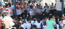 Adultos mayores disfrutaron del concierto de la Banda de la Escuela Militar de Aviación