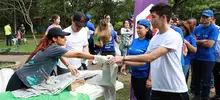 Así fue el madrugón de los caleños para limpiar el río Meléndez 