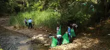 Así fue el madrugón de los caleños para limpiar el río Meléndez 
