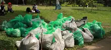 Así fue el madrugón de los caleños para limpiar el río Meléndez 