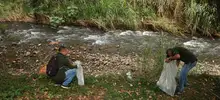 Así fue el madrugón de los caleños para limpiar el río Meléndez 