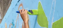 Con arte y deporte se transforma la comunidad del barrio Mojica II.