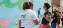 Con arte y deporte se transforma la comunidad del barrio Mojica II.