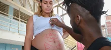 Con arte y deporte se transforma la comunidad del barrio Mojica II.