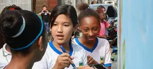 Con arte y deporte se transforma la comunidad del barrio Mojica II.