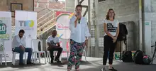 Con arte y deporte se transforma la comunidad del barrio Mojica II.