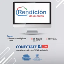Datic realizará su segunda rendición de cuentas para los caleños