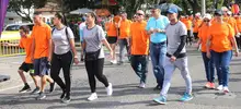 700 personas con discapacidad visual y auditiva caminaron por la inclusión en las principales vías de Cali 