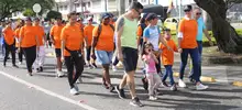 700 personas con discapacidad visual y auditiva caminaron por la inclusión en las principales vías de Cali 