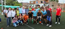 Alcalde Armitage visitó la comuna quince de Cali para verificar avance de obras