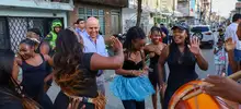 Alcalde Armitage visitó la comuna quince de Cali para verificar avance de obras