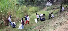 Jornada de limpieza de la ribera del Río Cali