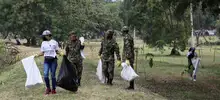 Jornada de limpieza de la ribera del Río Cali