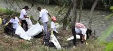 Jornada de limpieza de la ribera del Río Cali