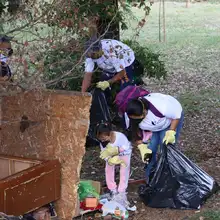 Jornada de limpieza de la ribera del Río Cali