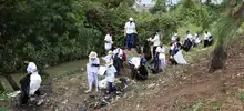 Jornada de limpieza de la ribera del Río Cali