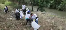 Jornada de limpieza de la ribera del Río Cali