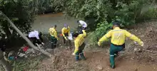 Jornada de limpieza de la ribera del Río Cali
