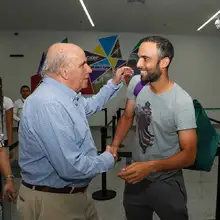 Efusivo recibimiento en Cali a Juan Sebastián Cabal, No. 1 ATP Dobles