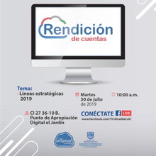 Rendición de Cuentas Julio 2019