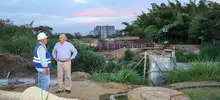 Alcalde Armitage inspeccionó obra del progreso en la avenida Ciudad de Cali a la altura de Valle del Lili