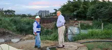 Alcalde Armitage inspeccionó obra del progreso en la avenida Ciudad de Cali a la altura de Valle del Lili