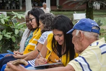 Así viven los adultos mayores del área de renovación urbana en el hogar geriátrico San Miguel