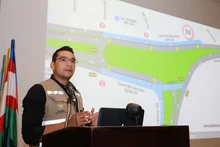 Secretario de Infraestructura presentó a comunidad del sur de Cali acciones para mejorar la movilidad