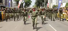 Cali, la precursora vivió el desfile del Día de la Independencia 