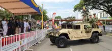 Cali, la precursora vivió el desfile del Día de la Independencia 