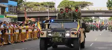 Cali, la precursora vivió el desfile del Día de la Independencia 