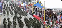 Cali, la precursora vivió el desfile del Día de la Independencia 