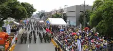 Cali, la precursora vivió el desfile del Día de la Independencia 