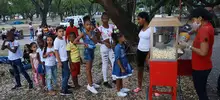 Cine al parque, éxito total en su primera jornada