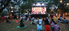 Cine al parque, éxito total en su primera jornada